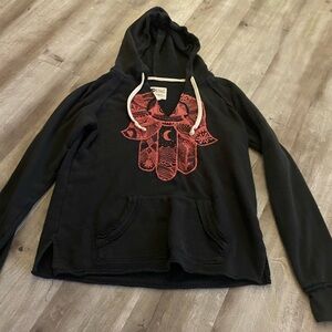 Dark brownish/ grayish cotton pullover billabong sweatshirt